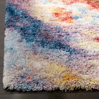 Sažetak poliesterskog tepiha od 4' 6'u boji zahrđale Bjelokosti