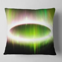 Dizajnirati prekrasna zelena sjeverna svjetla - Sažetak jastuka za bacanje - 18x18