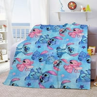 Filmovi Lilo & Stitch pokrivač za krevet s jastučnicom za kauč na razvlačenje za dnevni boravak kauč fotelje s printom putna deka