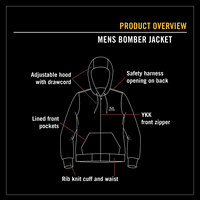 Izolirana Bomber jakna za muškarce i plus veličine, do veličine 3 inča