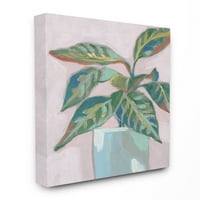 Stupell Industries u loncu biljka ružičasto zeleno slikarstvo platno zidna umjetnost Jennifer Goldberger, 16 20