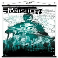 22.37534zidni poster s karticom Punisher u magnetskom okviru