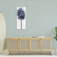 Moderna galerija botaničke i cvjetne grafike s pogledom na palmu, omotana zidnim tiskom na platnu