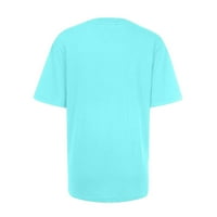 Ženska majica Mikilon, majice, zabavna slatka majica sa kratkim rukavima, košulja sa smiješnim po cijeloj površini, t-shirt s буквенным