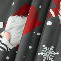 Odgovarajuće božićne pidžame za cijelu obitelj, Pidžame s uzorkom losa i snjegovića, božićne pidžame s kapuljačom