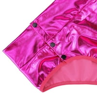 Ženski set za striptiz bendove, donje rublje od Lakirane kože, vruće ružičasti set donjeg rublja, donje rublje, donje rublje, donje