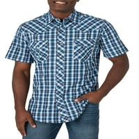 Wrangler muški džep s kratkim rukavima zapadna košulja