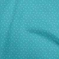 Jednobojna Akva pamučna tkanina od Batista s uzorkom lišća za obrt od tkanine s otiskom širine dvorišta