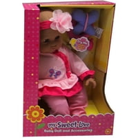 Moja slatka ljubav 14 lutka za bebe Maggie, vruće ružičasta, Afroamerikanka