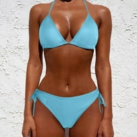 Bikini setovi kupaći kostim za žene modni dvostruki push-up tankini odjeća za plažu Plus size kupaći kostim