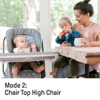 Visoka stolica od 4 u 1, Visoka stolica za malu djecu i pomoćna autosjedalica-a - booster