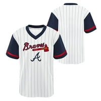 Mladi bijela mornarica Atlanta Braves V-izrezi majica