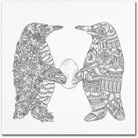 Zaštitni znak likovne umjetnosti Ljubitelji Penguina Canvas Art by Filippo Cardu