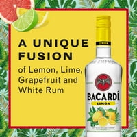 Rum Bacardi limun, bez glutena, boca od 35 ml, Uhl%