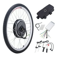Komplet elektromotora za e-bicikl s pretvorbom prednjeg kotača od 36 do 500 vata u glavčinu bicikla s dvostrukim upravljačem