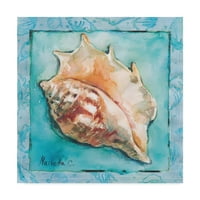 Zaštitni znak likovne umjetnosti 'Shell Scallop 3' platno umjetnost Marietta Cohen Art and Design