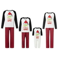 Obiteljska Božićna pidžama, odgovarajući Setovi, majica i hlače s dugim rukavima, božićna Pidžama, Odjeća za slobodno vrijeme, pidžama