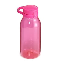 Plastična boca za vodu s preklopnim poklopcem, pet materijal, ružičasta