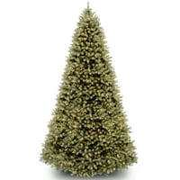 Tvrtka abound prethodno je zapalila umjetno božićno drvce abound, potpuno spušteno, zeleno, Douglas smreka, dvobojna LED svjetla,