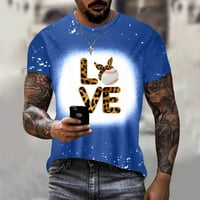 Nova majica s printom Muška ležerna odjeća kratkih rukava ulični hip hop Top s printom od 3 a